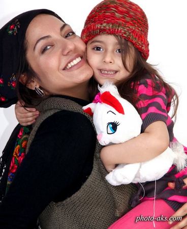 مهناز افشار و دخترش mahnaz afshar